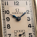 Omega Art Deco T17 Rectangular 14k Two Tone 1935