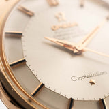 Omega Constellation 168005 Pie Pan 18k Rose 1966