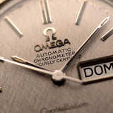Omega Constellation 168019 C-Shape 18k Linen Day Date 1968