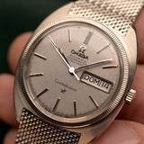 Omega Constellation 168019 C-Shape 18k Linen Day Date 1968