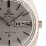 Omega Constellation 168019 C-Shape 18k Linen Day Date 1968