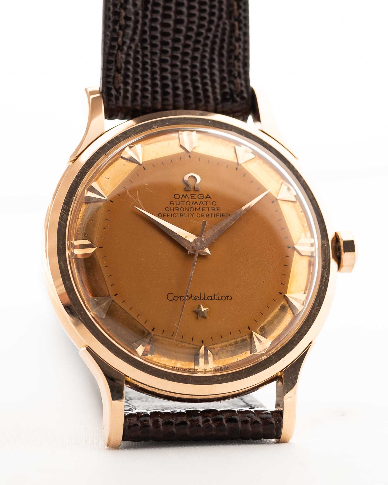 Omega Constellation 2700SC Rose 18k Arrow Head 1952 – GOLDAMMER