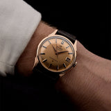 Omega Constellation 18k Rose Date Onyx 1960