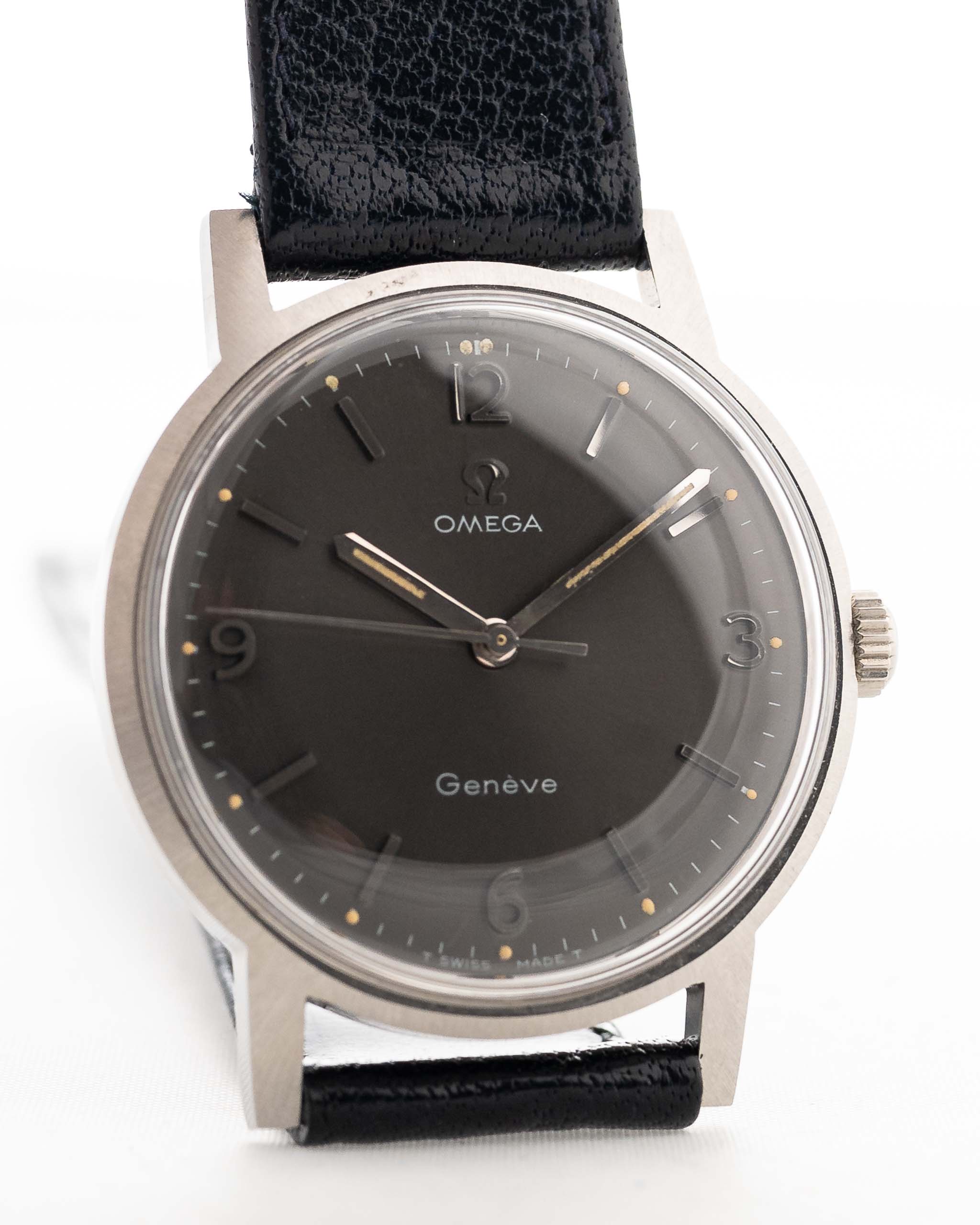 Omega Watch - Vintage Omega Genève 135070 Grey Dial 1970 Stainless steel 