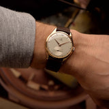 Omega Jumbo 2620 Sub Second 18k Rose 1947