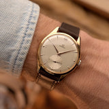Omega Jumbo 2620 Sub Second 18k Rose 1947