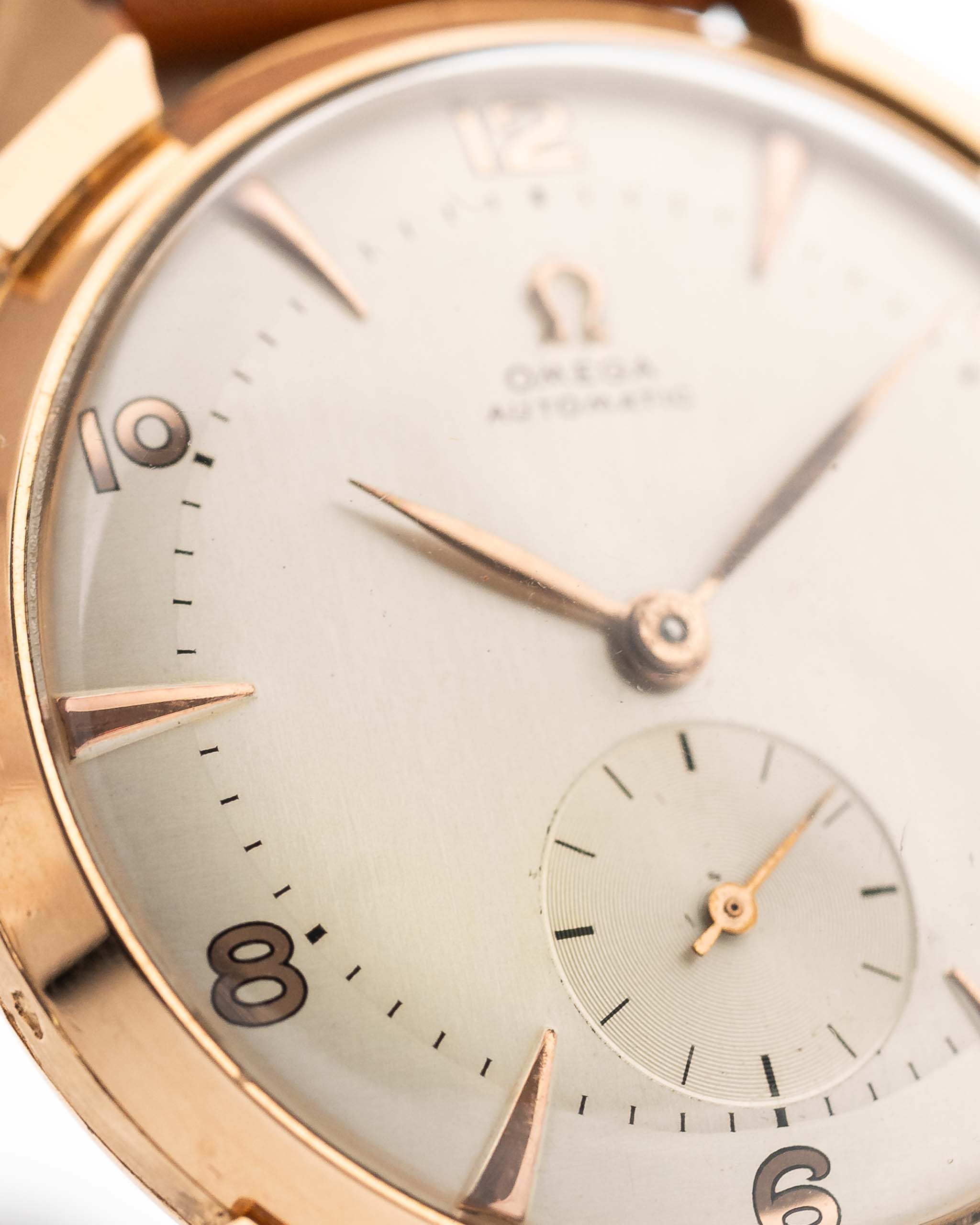 Omega Automatic French Case 18k Rose 1947 – GOLDAMMER