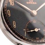 Omega Art Deco Gilt Scarab 1940s