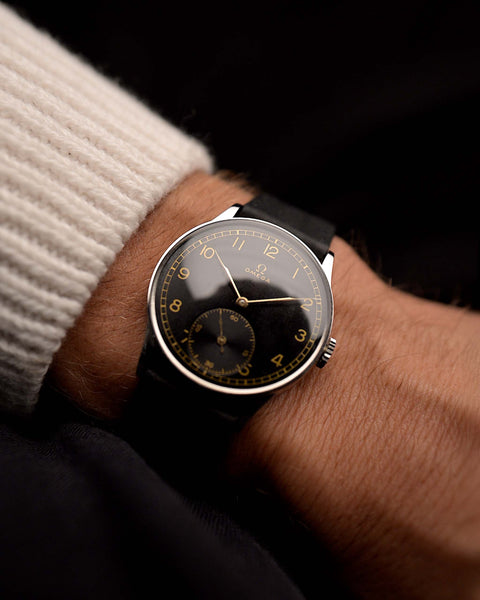 Omega Sub Second Gilt Syringe 1940s – GOLDAMMER