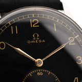 Omega Sub Second Gilt Syringe 1940s