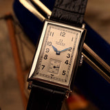 Omega T17 Art Déco rettangolare anni '40
