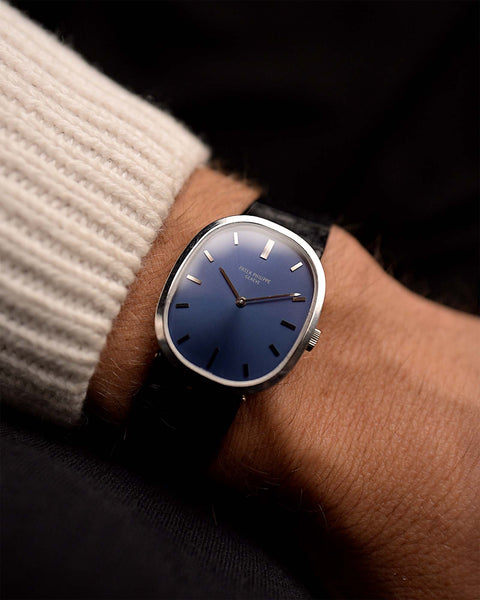 Patek Philippe 3548 Blue Ellipse 18k 1970s – GOLDAMMER