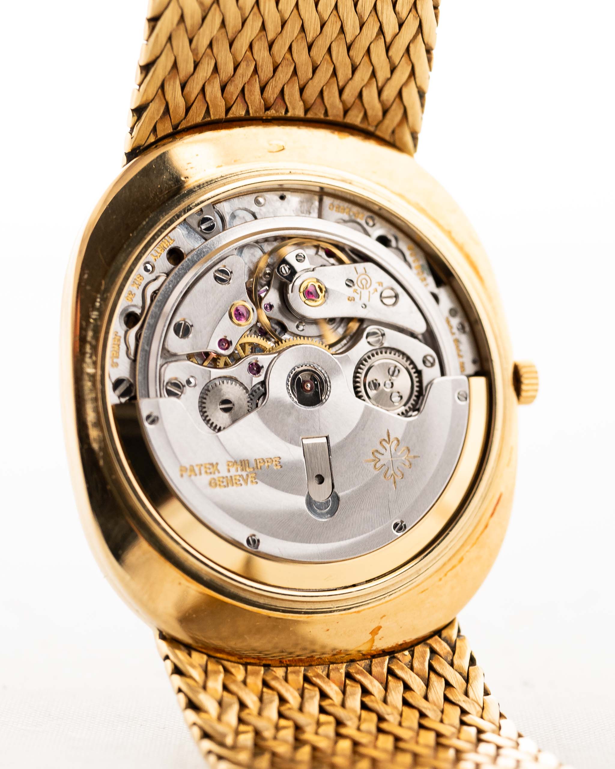 Vintage Patek Philippe Ellipse 3605 Jumbo 1982 18k yellow gold Movement