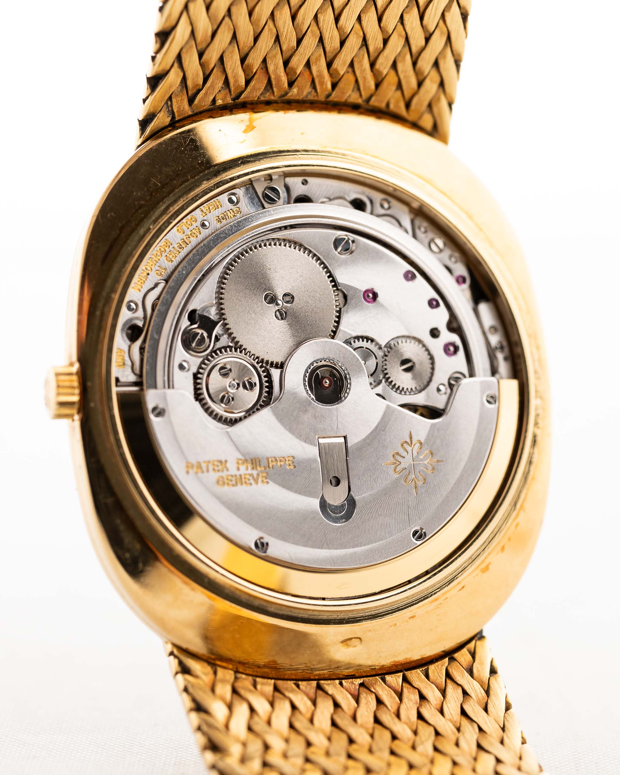 Vintage Patek Philippe Ellipse 3605 Jumbo 1982 18k yellow gold Movement