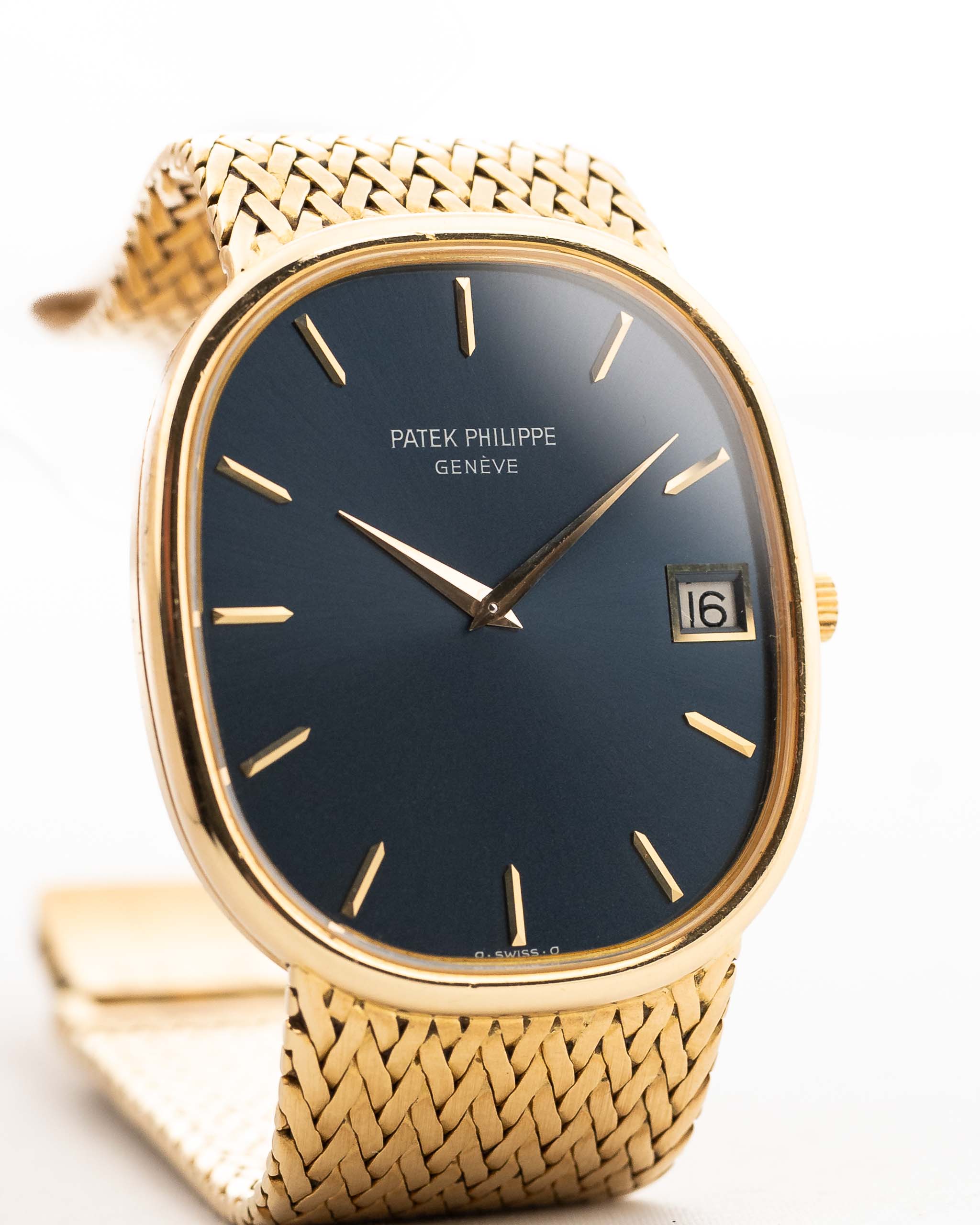 Vintage Patek Philippe Ellipse 3605 Jumbo 1982 18k yellow gold Dial