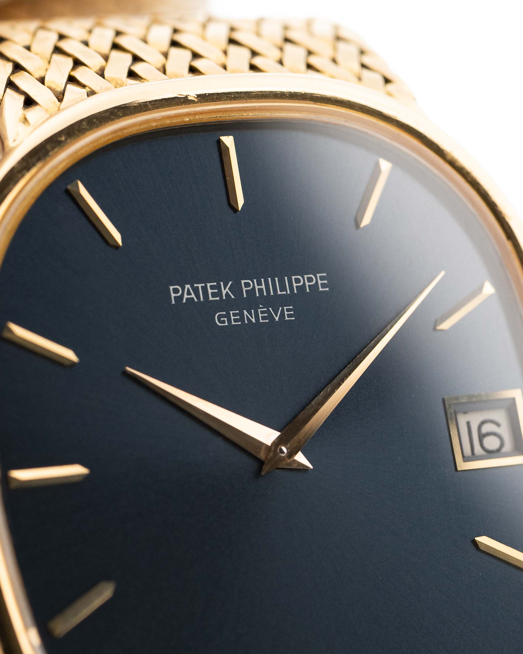 Vintage Patek Philippe Ellipse 3605 Jumbo 1982 18k yellow gold Dial