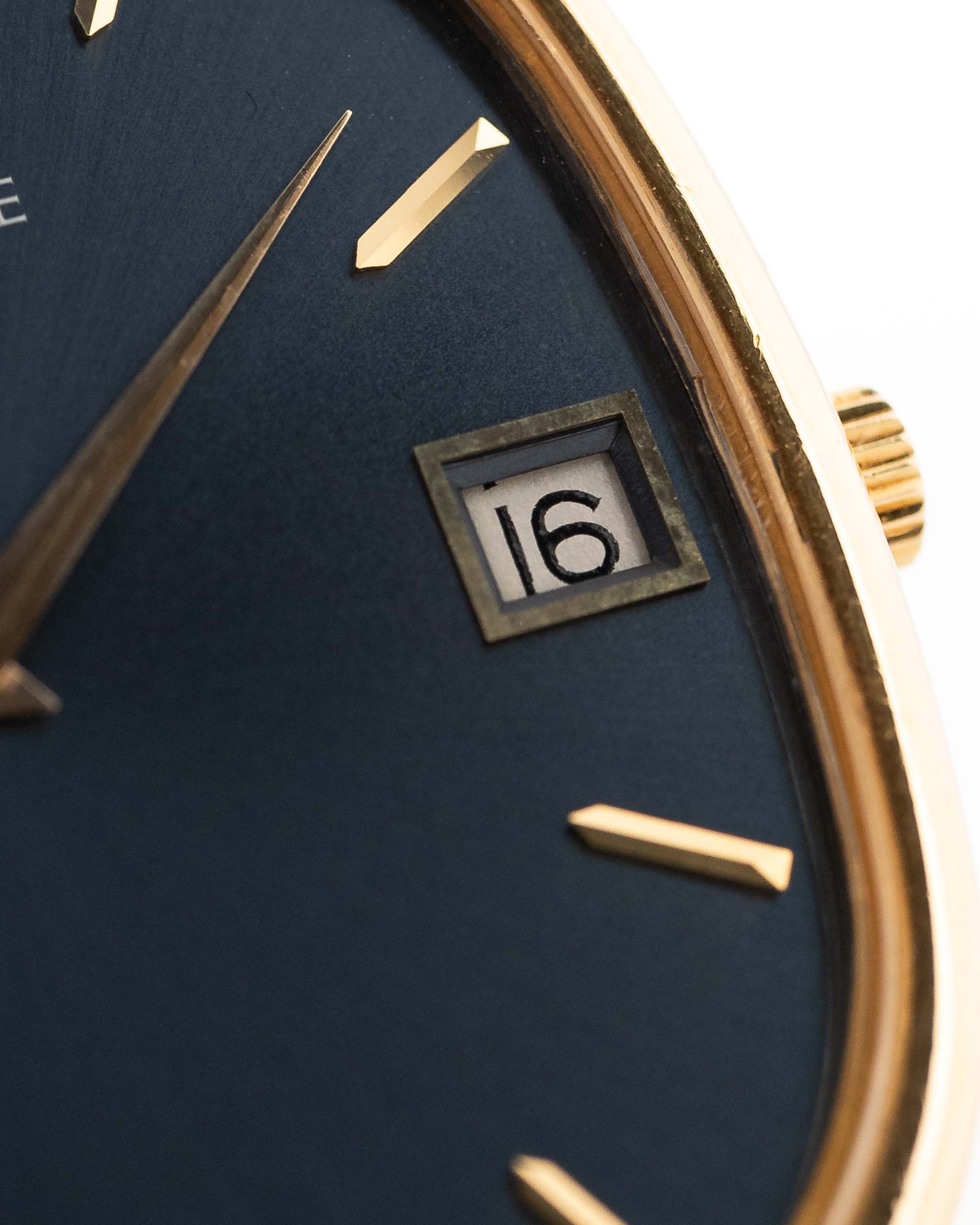 Vintage Patek Philippe Ellipse 3605 Jumbo 1982 18k yellow gold Dial Date