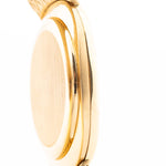 Closeup Photo of a Vintage Patek Philippe Ellipse 3605 Jumbo from 1978. 33mm in 18k Yellow Gold with Automatic Cal. 28-255 C, Gilt Sigma Dial and Integrated Gold Bracelet.