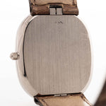 Vintage Patek Philippe Ellipse 3738 Grey 18k white gold 1980s case back