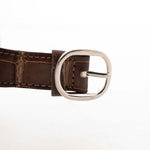 Vintage Patek Philippe Ellipse 3738 Grey 18k white gold 1980s original strap with clasp
