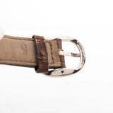 Vintage Patek Philippe Ellipse 3738 Grey 18k white gold 1980s original clasp