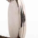 Vintage Patek Philippe Ellipse 3738 Grey 18k white gold 1980s case