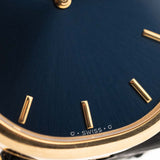 Patek Philippe Ellipse 3848 d’Or Blue 1980s