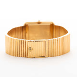 Vintage Patek Philippe Onyx 3649 Jumbo 1970s 18k yellow gold bracelet and clasp logo