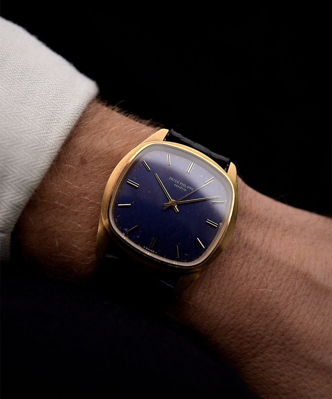 Preowned Patek Philippe 3585 Jumbo Blue 1980s