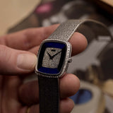 Piaget Square 9775 Lapis Onyx Diamond 1970s
