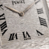 Piaget Square 9133 Roman 18k 1970s