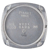 Piaget 9231, lapislazzuli, quadrato, 18 carati, anni '70