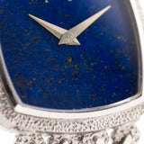 Piaget 9231, lapislazzuli, quadrato, 18 carati, anni '70