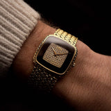 Piaget 9771 TV Onyx Pavé 1970s
