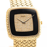 Piaget 9771 TV Onyx Pavé 1970s