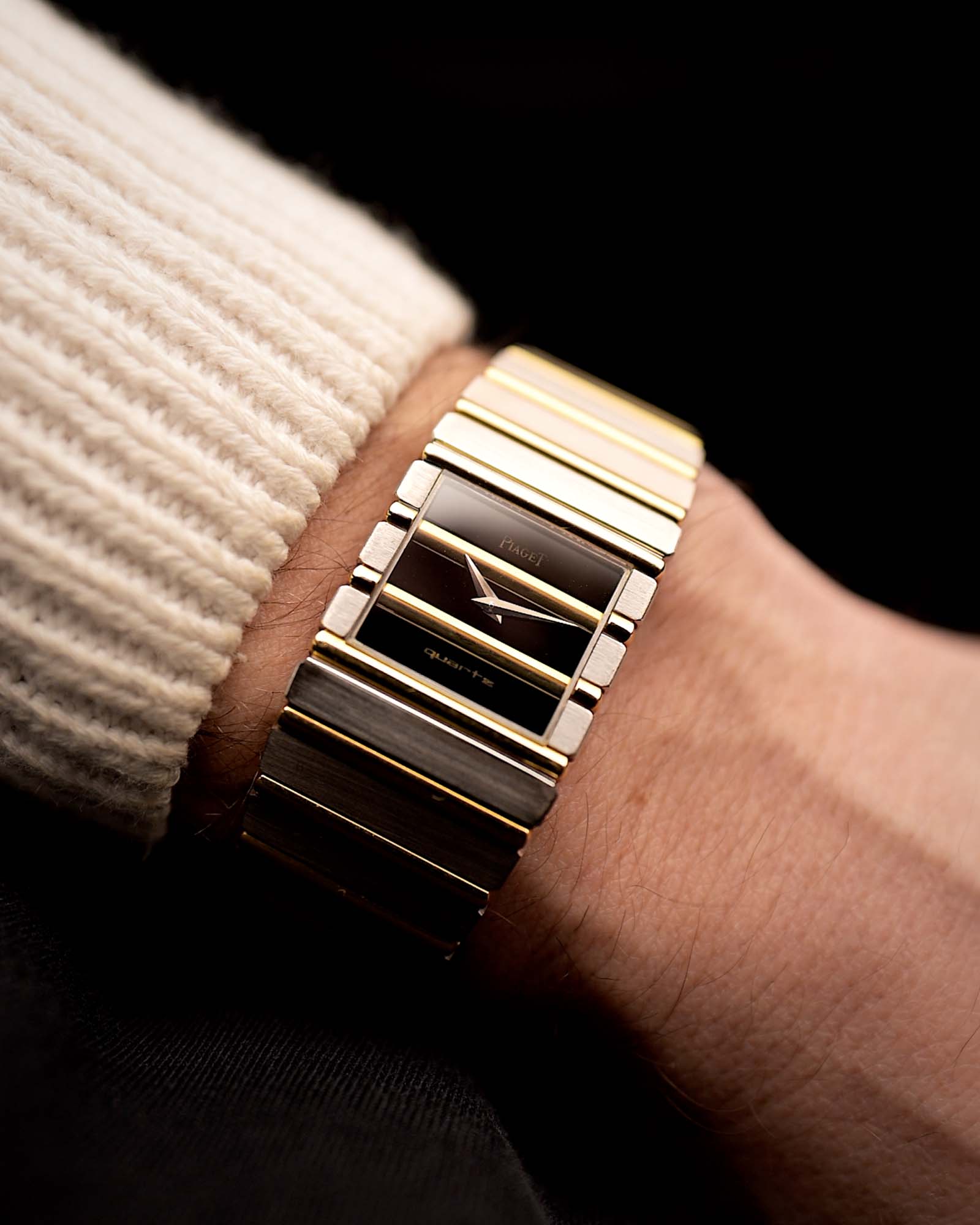 Piaget Polo 7131 18k Yellow & White Gold | 1980s Vintage Watch