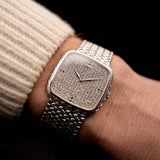 Piaget Square 9771 Jumbo Pavé 1980s