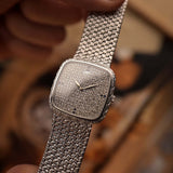 Piaget Square 9771 Jumbo Pavé 1980s