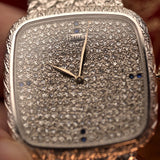 Piaget Square 9771 Jumbo Pavé 1980s