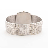 Vintage Piaget TV 12735 Lapis Lazuli Diamond 1970s original Piaget integrated 18k white gold bracelet clasp