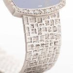 Vintage Piaget TV 12735 Lapis Lazuli Diamond 1970s 18k white gold diamonds
