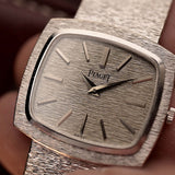 Piaget TV 9574 Écorce Or blanc 1970