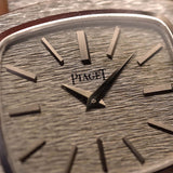 Piaget TV 9574 Écorce Or blanc 1970
