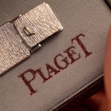 Piaget TV 9574 Écorce Or blanc 1970