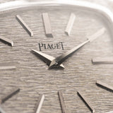 Piaget TV 9574 Écorce Or blanc 1970