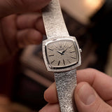 Piaget TV 9574 Écorce Or blanc 1970