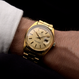 Rolex Day Date 18k Pie Pan 1976