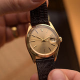 Rolex 18k Oyster Perpetual 1503 Date 1971