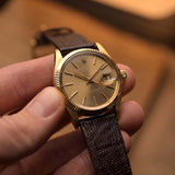 Rolex 18k Oyster Perpetual 1503 Date 1971
