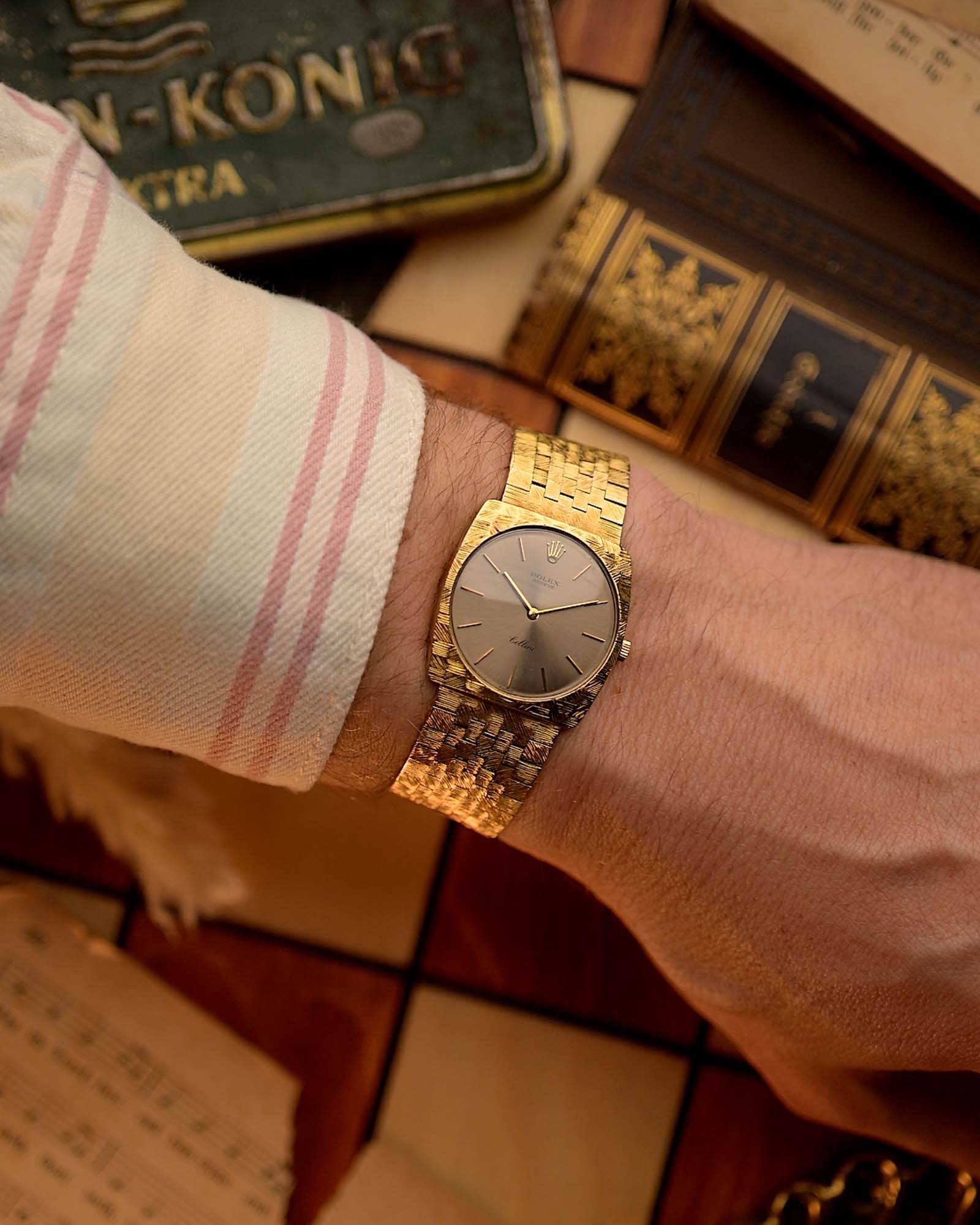 Rolex Cellini 3634 Square Grey 1964 – GOLDAMMER
